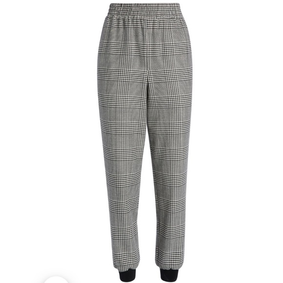 Alice and Olivia Pete Plaid Pull Up Pant